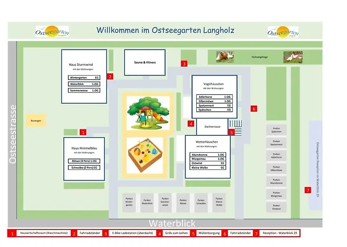 Ostseegarten Langholz - Adlerhorst Bis 6 Pers *